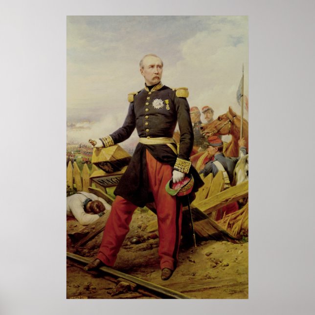 Poster Comte Maurice de MacMahon, 1860 (Devant)