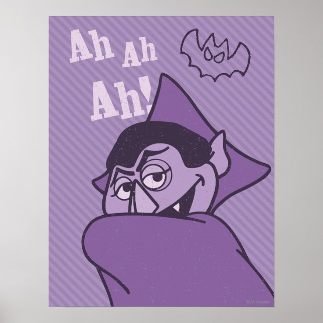 Poster Comte von Count - Ah Ah Ah Ah ! (Devant)