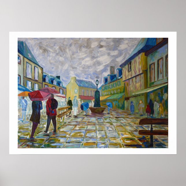 Poster Concarneau en Bretagne (Devant)