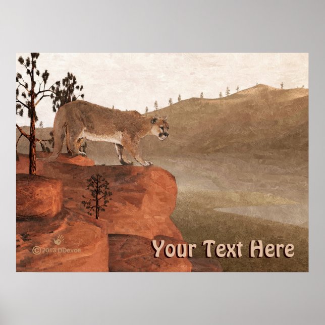 Poster Concentration - Cougar (Devant)