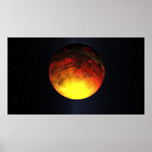 Poster Concept d'artiste de Kepler-10b
