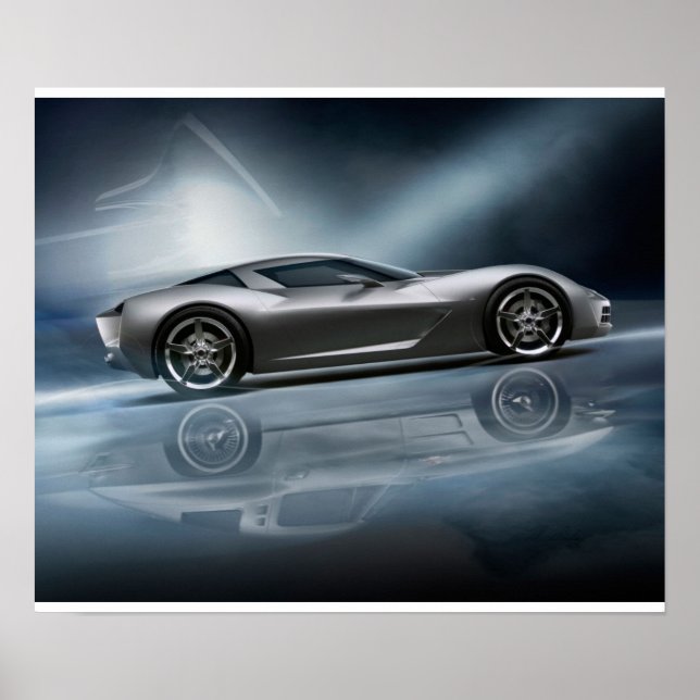 Poster Concept de Corvette Stingray (Devant)