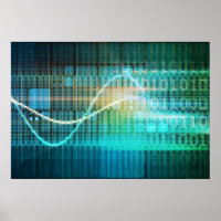 Concept technologique avec médias en ligne Art Abs