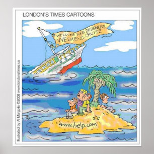 Poster Concepteurs de sites Web Croisière de terreur Affi