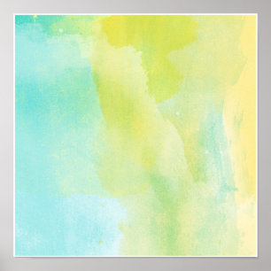 Poster Conception abstraite de l'aquarelle
