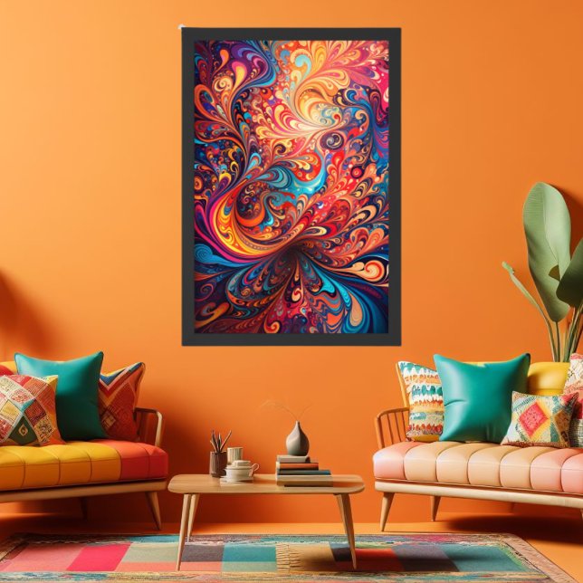 Poster Conception abstraite dynamique (Créateur téléchargé)