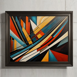 Poster Conception abstraite moderne Futurisme 4:5