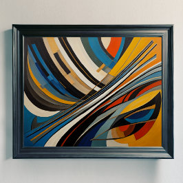 Poster Conception abstraite moderne Futurisme 4:5