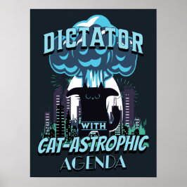 Poster Conception Catastrophique Funny Chat