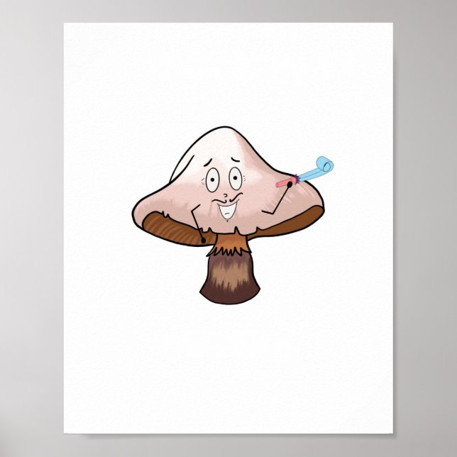 Poster Conception champignon, champignon de fête (Devant)