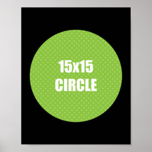 Poster Conception circulaire 15x15