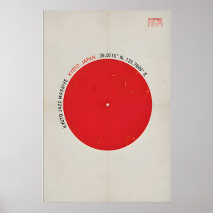 Poster Conception d'affiche originale de Kyoto Jazz Massi