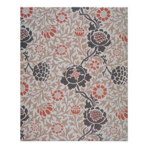 Poster Conception d'art botanique de William Morris Graft