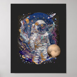 Poster Conception d'astronaute