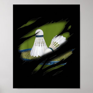 Poster Conception de badminton en moi 