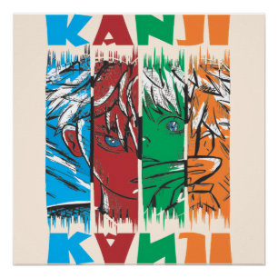 Poster Conception de bannière Kanji japonaise