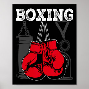 Poster Conception De Boxe Pour Boxer - Boxe 1