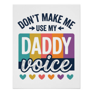 Poster Conception de chemise de fierté vintage Daddy Voic
