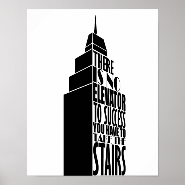 Poster Conception de citation d'encouragement (Devant)