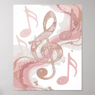 Poster Conception de citation Edgy Silver MUSIC IN THE AI