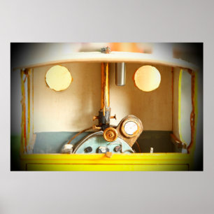 Poster Conception de construction de l'égratignure intéri