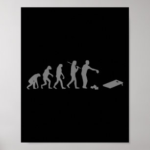 Poster Conception de Cornhole pour hommes femmes enfants 
