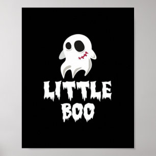 Poster Conception de dessin pour Halloween Little Boo