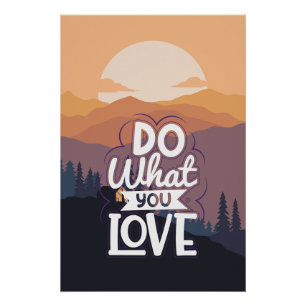 Poster Conception de devis motivationnelle Faites ce que