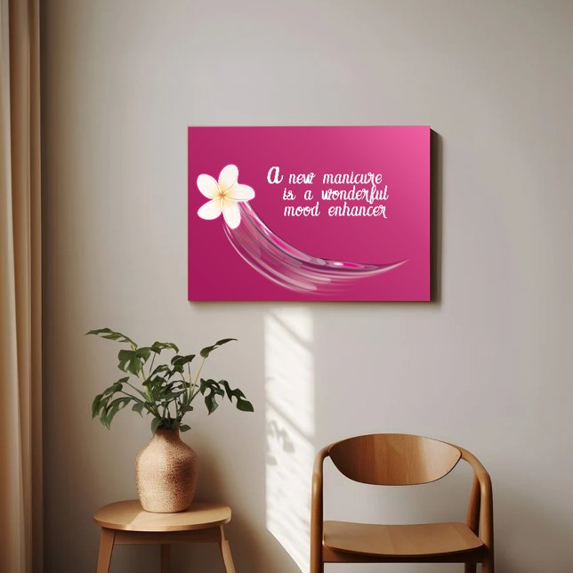 Poster Conception de fleurs pour ongles stylés (Créateur téléchargé)