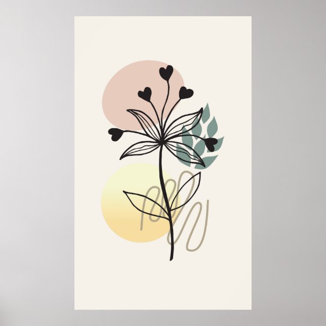 Poster Conception de fond moderne (Devant)