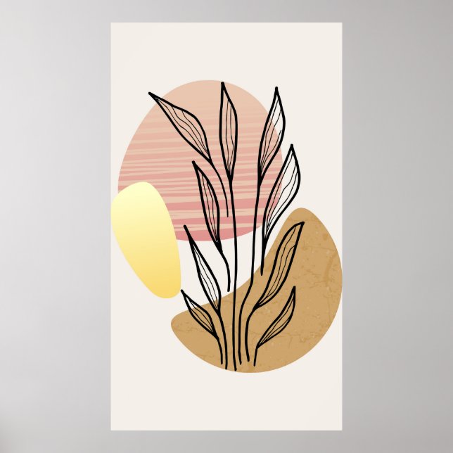 Poster Conception de fond tendance  (Devant)