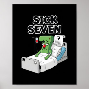 Poster Conception de jeu de mots amusant pour costume Sic