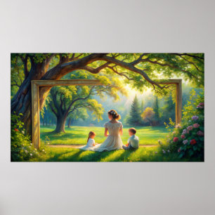 Poster Conception de la télévision par cadre