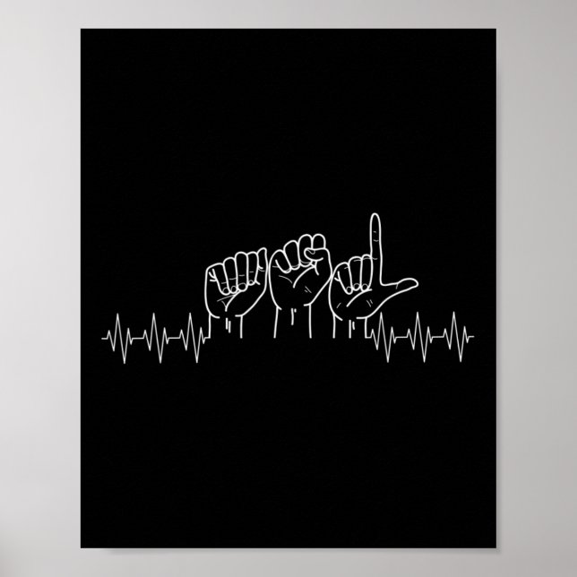 Poster Conception de l'ASL de Hearbeat pour l'ASL Lover D (Devant)