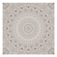 Conception de motif mandala beige et taupe