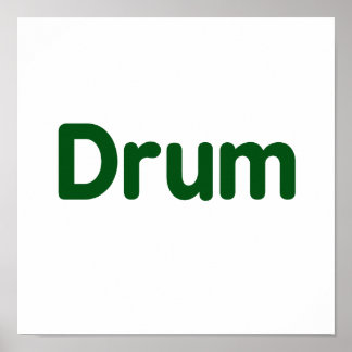 Poster conception de musique verte