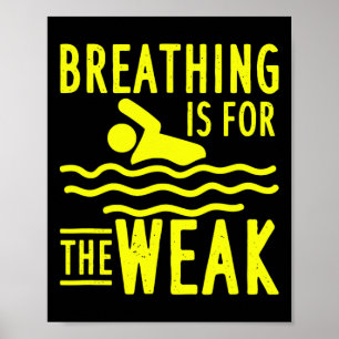 Poster Conception de natation pour nageur d'équipe de nat