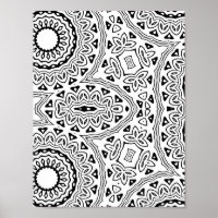 Conception de page de coloriage à motif de mandala