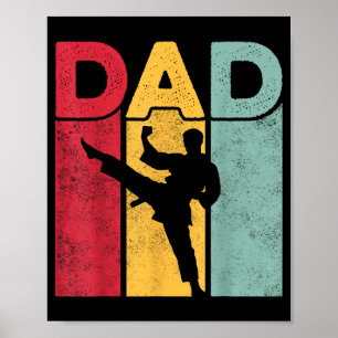 Poster Conception de papa - Fête des pères arts martiaux 