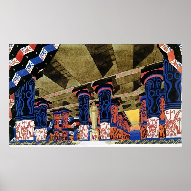 Poster Conception de 'Phedre' par Jean Racine 1923 (Devant)