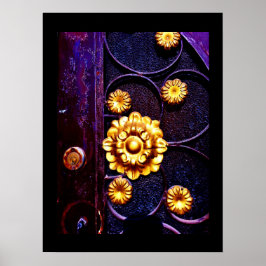 Poster Conception de portes florales
