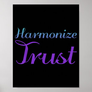 Poster Conception de prévention de la confiance harmonisé