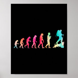 Poster Conception de randonnée cool pour hommes femmes am