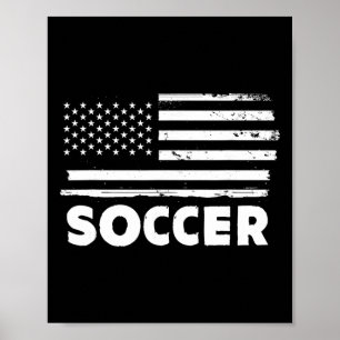 Poster Conception de sport patriotique de drapeau de la v