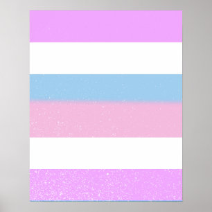 POSTER CONCEPTION DE STRIPES DE PRIME INTERSEXE