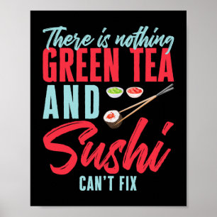 Poster Conception de sushi pour la nourriture japonaise W