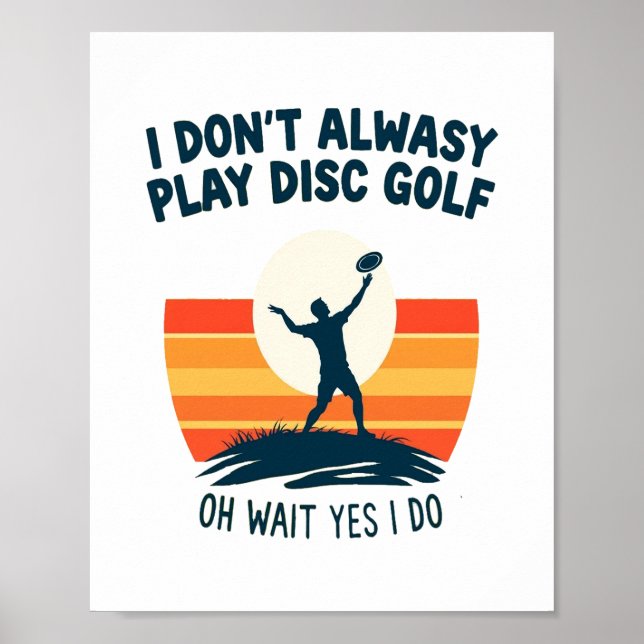Poster Conception de T-shirt Disk Golf Lover (Devant)