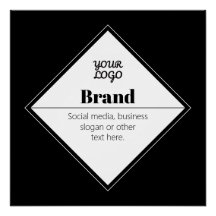 Conception de texte moderne éditable & Votre logo
