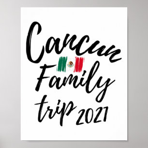 Poster Conception de voyage au Mexique pour famille à Can