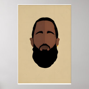 Poster Conception d'icône originale inspirée du Hip Hop d